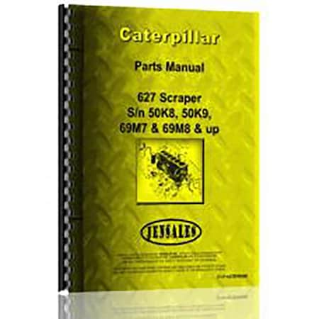 Fits Caterpillar Scraper 630 Pull Type(10G1-10G343) Industrial Parts Manual (New